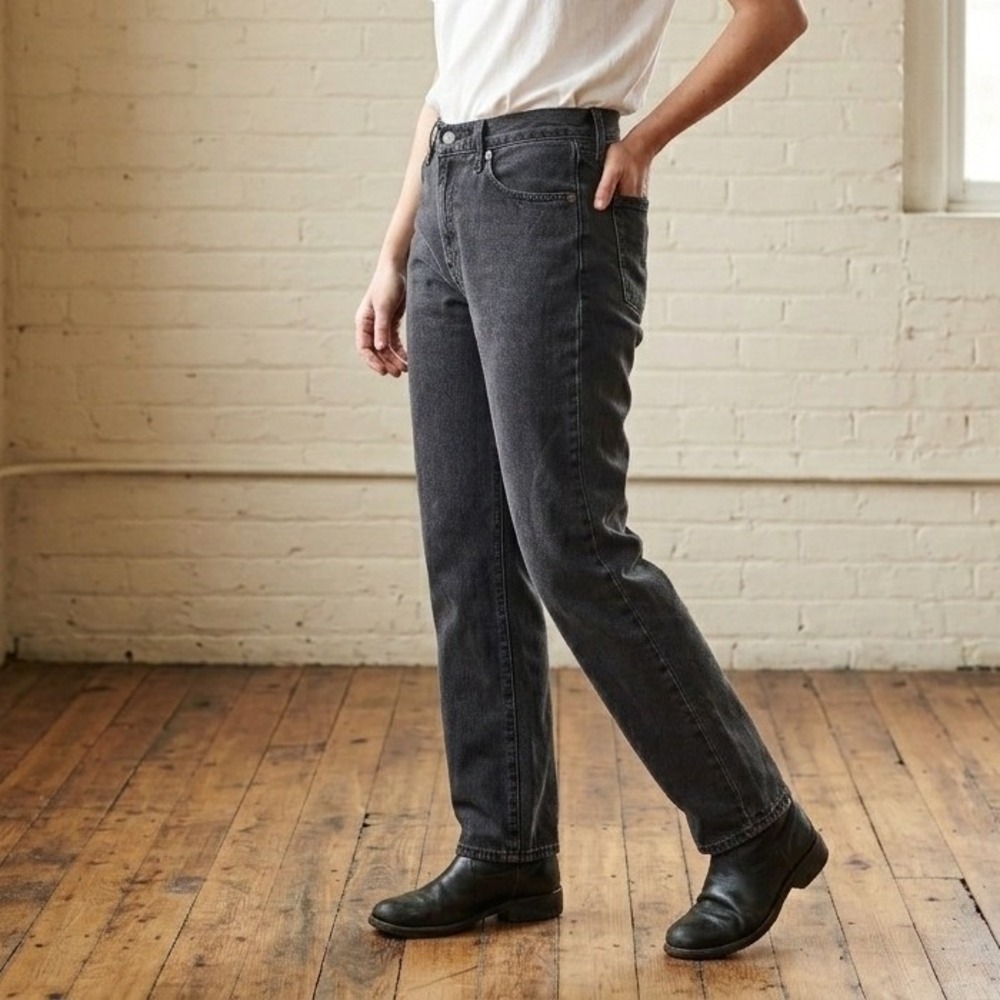 Levi's '94 Baggy Jeans Womens 27 Black High Rise Relaxed 90s Grunge Aesthetic
